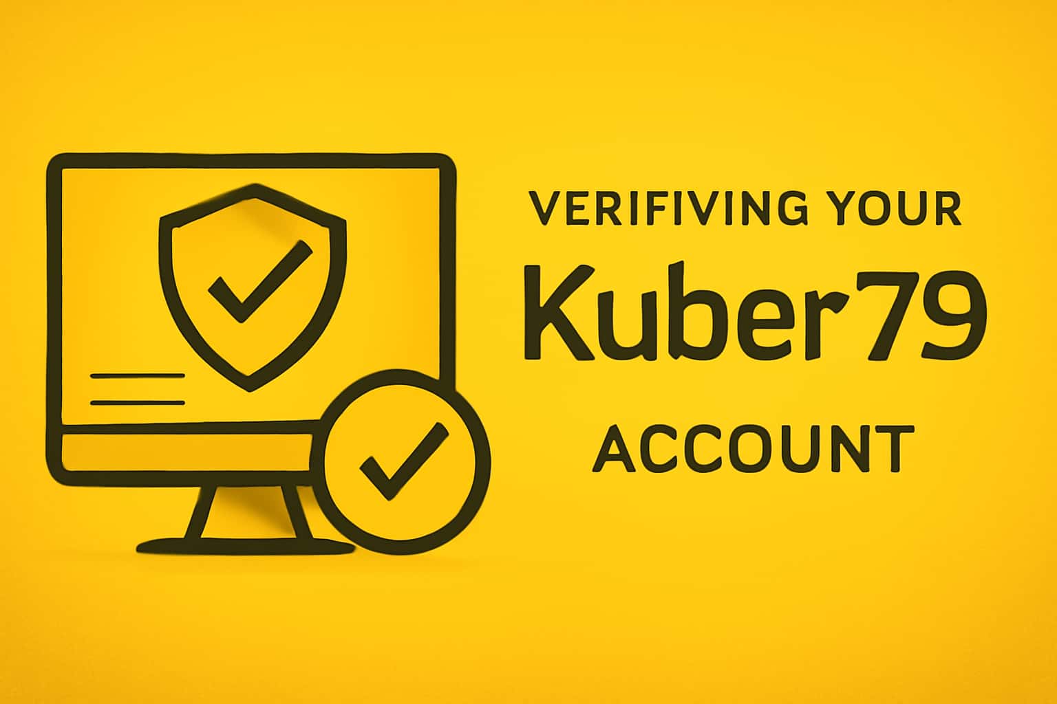 A visual representation of account verification process for Kuber 79.